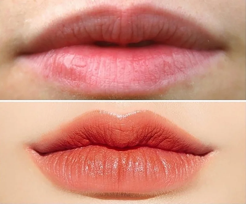 Phun môi màu cam cà rốt