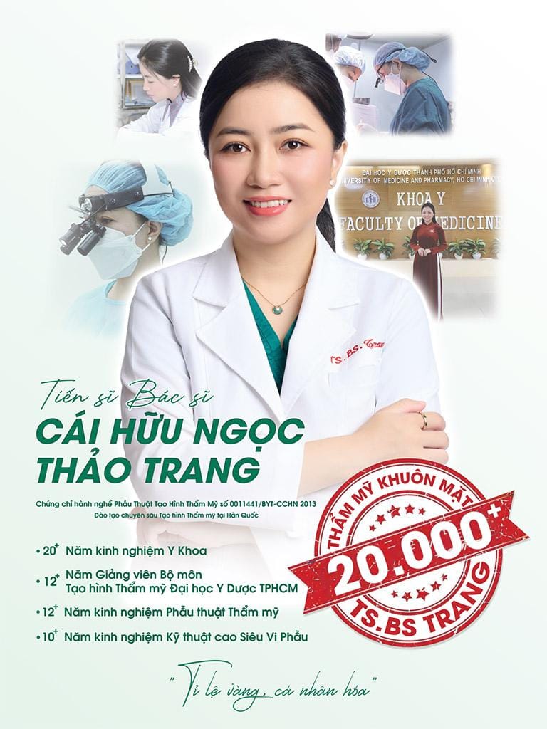 Bác sĩ nâng mũi cái hữu ngọc thảo trang