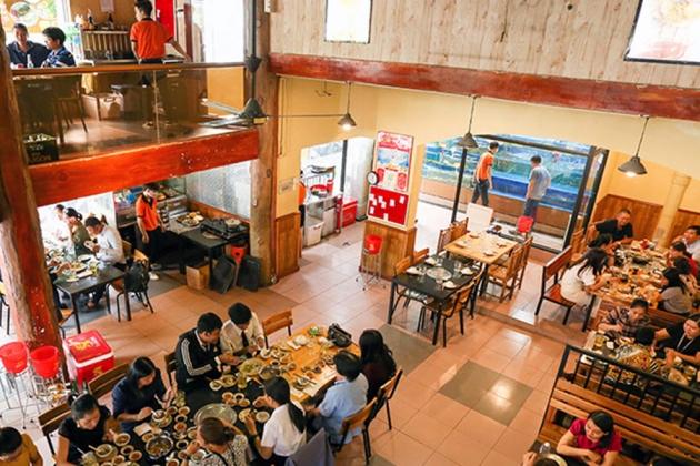 Nhà hàng kiểu đồng quê ở hcm