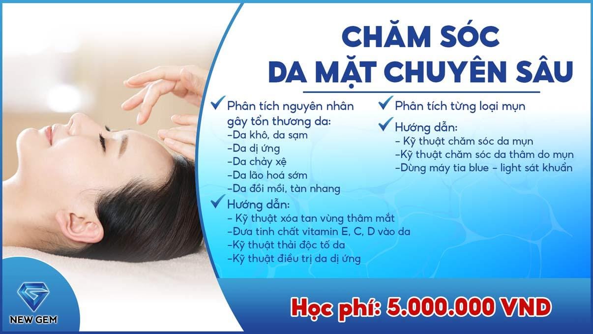 Địa chỉ học chăm sóc da tại tphcm